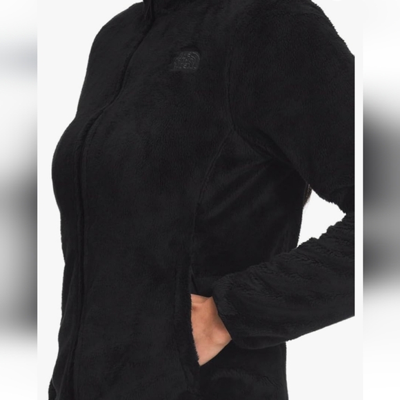 THE NORTH FACE Osito Jacket Full Zip Front Zip-up Pockets, Black- Small LIKE NEW - Picture 4 of 14